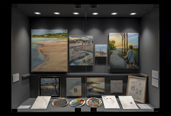 Installation view, J.F. Willumsen and Martin Bigum, Willumsens Museum, 2024, J.F. Willumsen and Martin Bigum, Som et møl mod flammen/ Like a moth to the flame, Willumsens Museum and Randers Kunstmuseum, Jan.-Oct. 2024, curated by Merete Sanderhoff