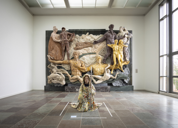 Installation view, J.F. Willumsen and Martin Bigum, Willumsens Museum, 2024, J.F. Willumsen and Martin Bigum, Som et møl mod flammen/ Like a moth to the flame, Willumsens Museum and Randers Kunstmuseum, Jan.-Oct. 2024, curated by Merete Sanderhoff