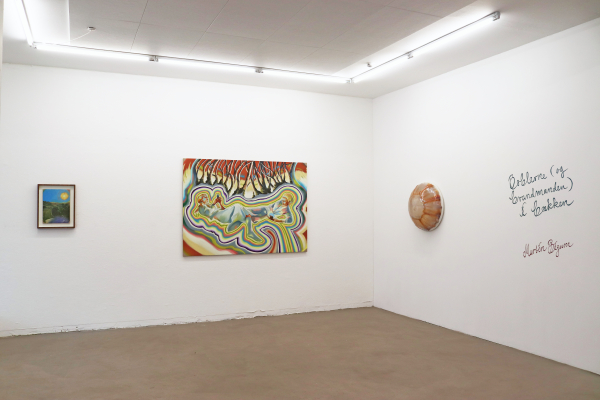 Installation view, The bubbles ( and the Lions Mane Jelly Fish!) in the creek, Charlotte Fogh Gallery, Oct.-Nov. 2024