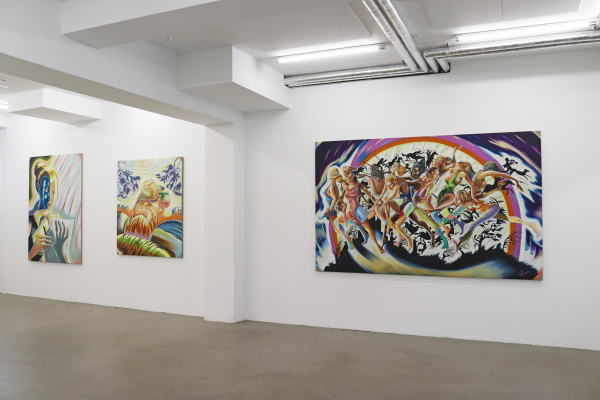 Installation view, The bubbles ( and the Lions Mane Jelly Fish!) in the creek, Charlotte Fogh Gallery, Oct.-Nov. 2024