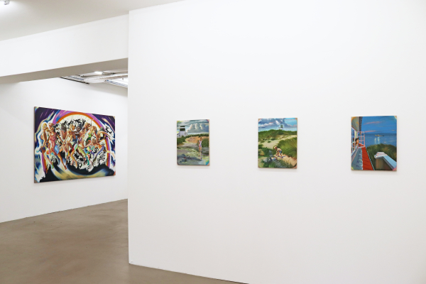 Installation view, The bubbles ( and the Lions Mane Jelly Fish!) in the creek, Charlotte Fogh Gallery, Oct.-Nov. 2024