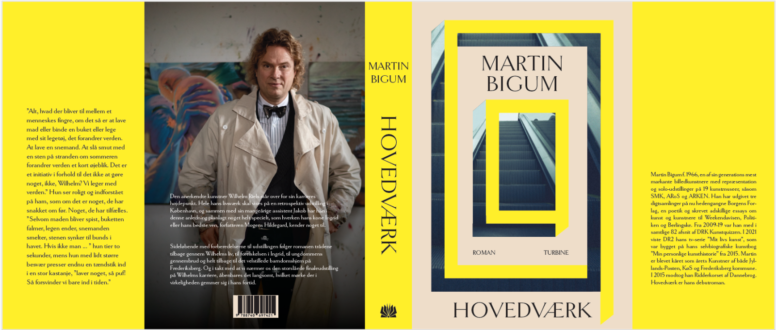 Martin Bigum roman debut roman Hovedværk Turbine Forlaget dansk litteratur 2023