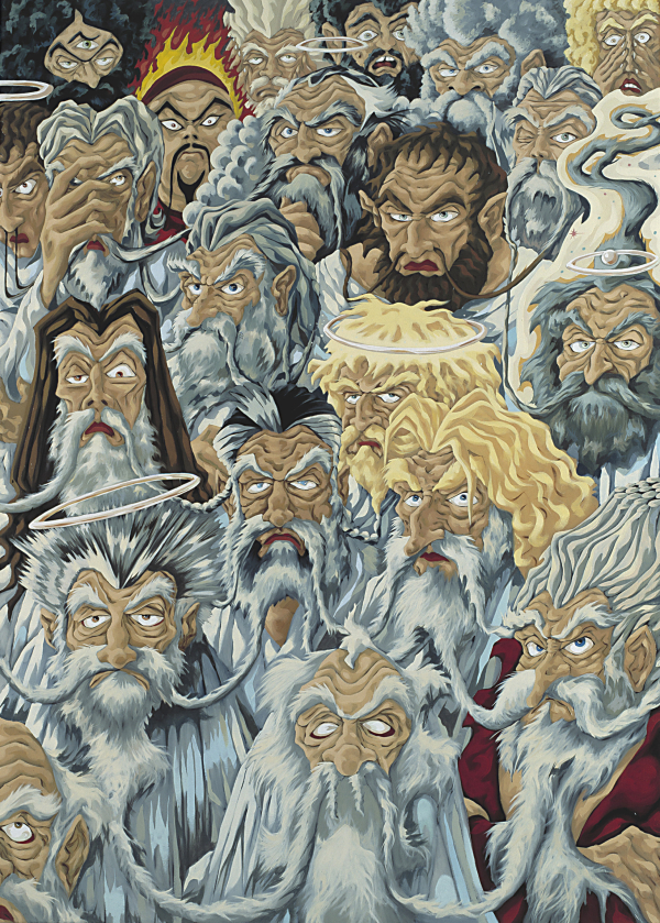 Disappointed Gods Disappointed Gods, 2003, oil on canvas, 190 x 135 cm, private collection, Air De Paris