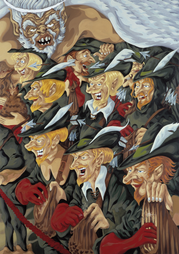 Red Right Hand Red Right Hand, 2003-4, oil on canvas, 190 x 135 cm, private collection