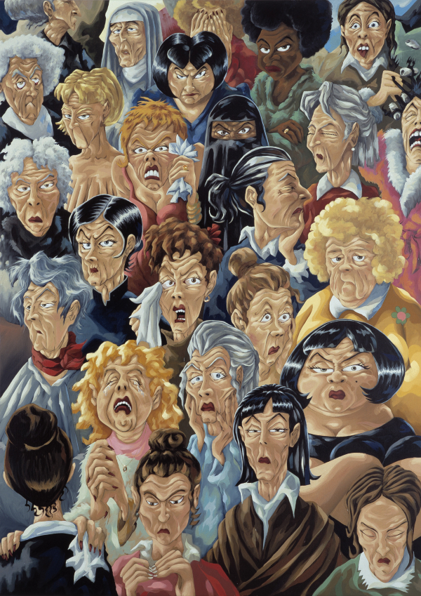 Disappointed Mothers Disappointed Mothers, 2003, oil on canvas, 190 x 135 cm, private collection