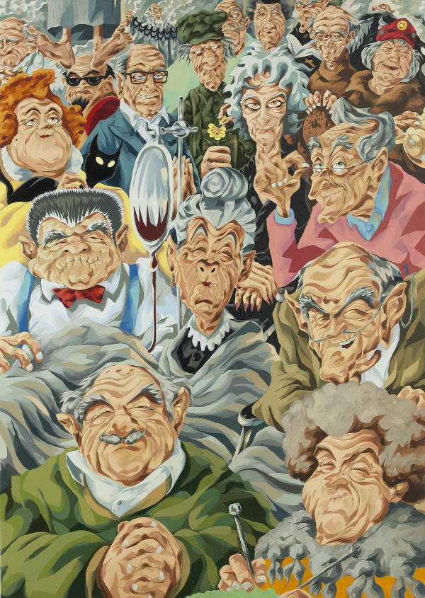 Former Traitors, 2004, oil on canvas, 190 x 135 cm, Novo Nordic Art Collection
