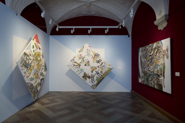 Installationview A Family, In Arcadia Ego and Abrupt (constantly)(The Author Jens Christian Grøndahl) Installationview A Family, In Arcadia Ego and Abrupt (constantly)(The Author Jens Christian Grøndahl) , Rotor paintings and normal painting