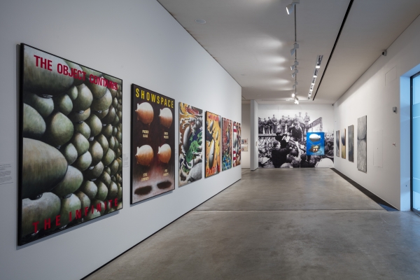 Installationview, ARKEN- Museum of Modern Art, Copenhagen, 2016-17, A selection of paintings from 1989-90, from Heartland