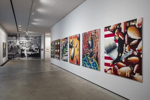Installationview, ARKEN- Museum of Modern Art, Copenhagen, 2016-17 Installationview, ARKEN- Museum of Modern Art, Copenhagen, 2016-17, A selection of paintings from 1989-90, from Heartland