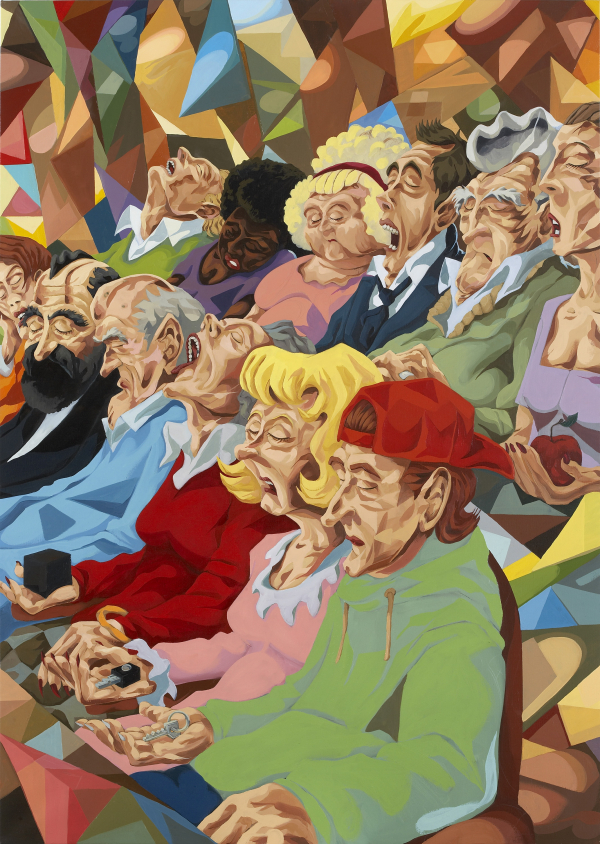 Jury Jury, 2004-5, oil on canvas, 190 x 135 cm, private collection
