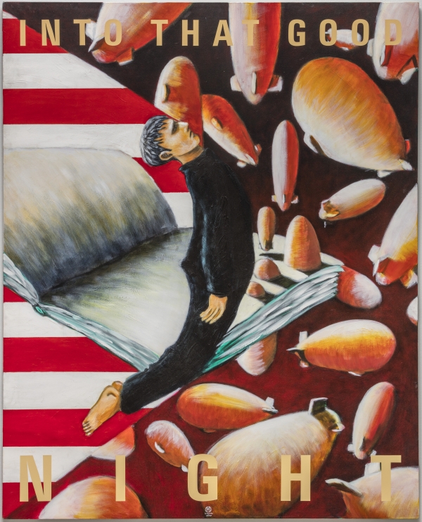 Into That Good Night Into That Good Night, 1990, 180 x 140 cm, acrylic on canvas, private collection
