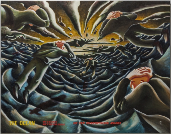 The Ocean The Ocean, 1990, 180 x 230 cm, acrylic on canvas, private collection