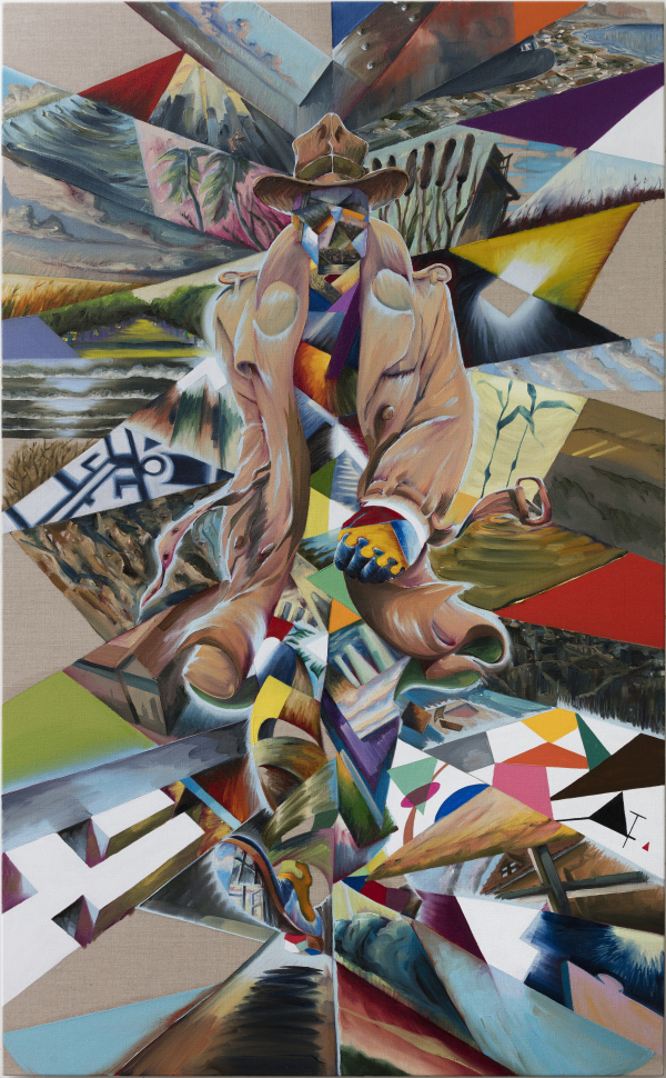 The Wanderer The Wanderer, 170 x 155 cm, oil on canvas w. rabbitglue, 2017, private collection