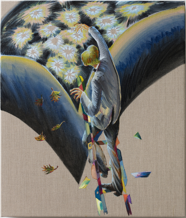 Picks Picks, 60 x 70 cm, oil on canvas with rabbit glue, 2017, New Carlsberg Foundation/ Marselisborg Gymnasium
