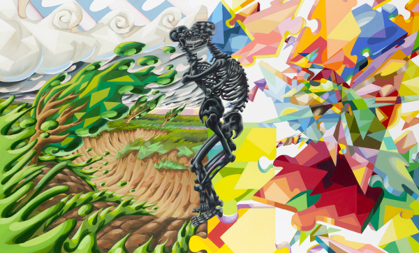 Structure Beneath Skin Structure Beneath Skin, 2008-9, oil on canvas, 160 x 263 cm, private collection