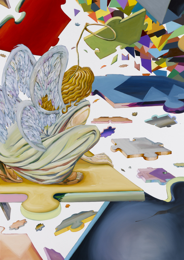 He He, 2008-9, oil on canvas. 190 x 135 cm, private collection
