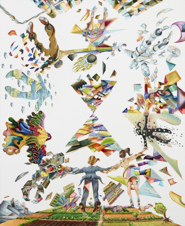 A family A family, 2012, oil on canvas, 190 x 155 cm