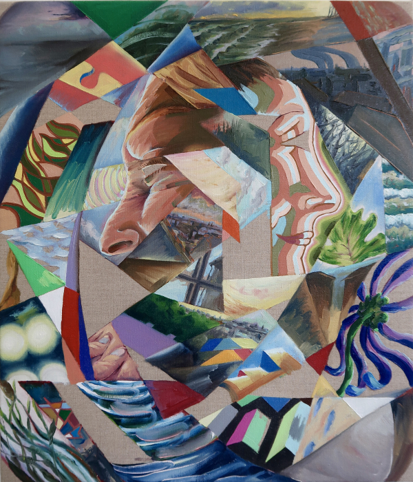 You and me both You and me both, 60 x 70 cm, oil on canvas w. rabbitglue, 2019, New Carlsberg Foundation