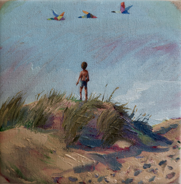 September (Hornbaek, June 6, 2018) September (Hornbaek, June 6, 2018), 20 x 20 cm, oil on canvas w. rabbitglue, 2019, private collection
