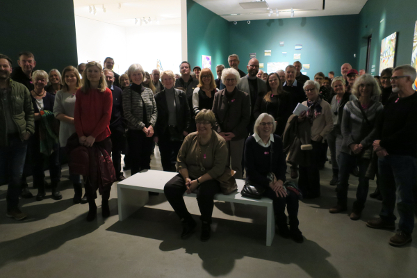 Unannounced pop-up roundabout by Martin, 2 out of 4 Unannounced pop-up roundabout by Martin, 2 out of 4, The visitors, photo by Martin, Arken Museum of Modern Art, 2016-17
