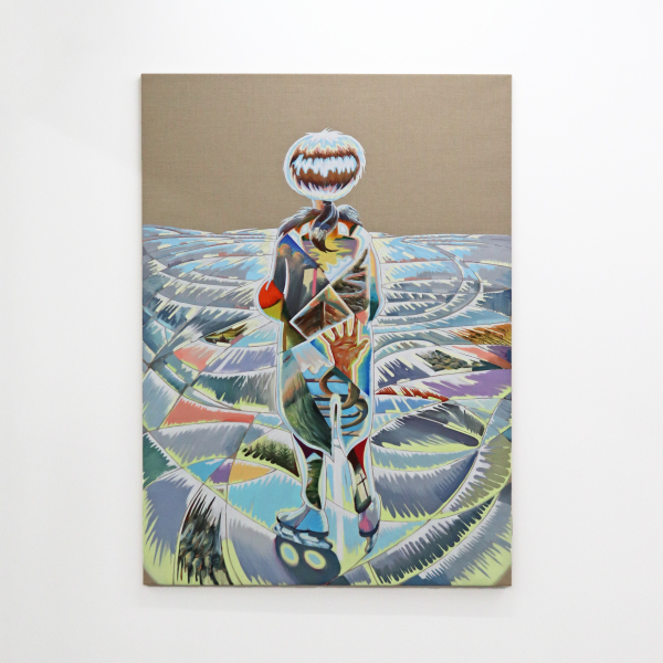 A Sudden Memory, 175 x 125 cm, oil on canvas w. rabbit glue, 2020, private collection A Sudden Memory, 175 x 125 cm, oil on canvas w. rabbit glue, 2020, private collection, Another World 2020-21
