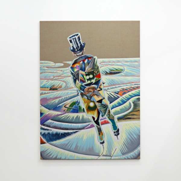 A Change of Course, 175 x 125 cm, oil on canvas w. rabbit glue, 2020, private collection A Change of Course, 175 x 125 cm, oil on canvas w. rabbit glue, 2020, private collection, Another World 2020-21