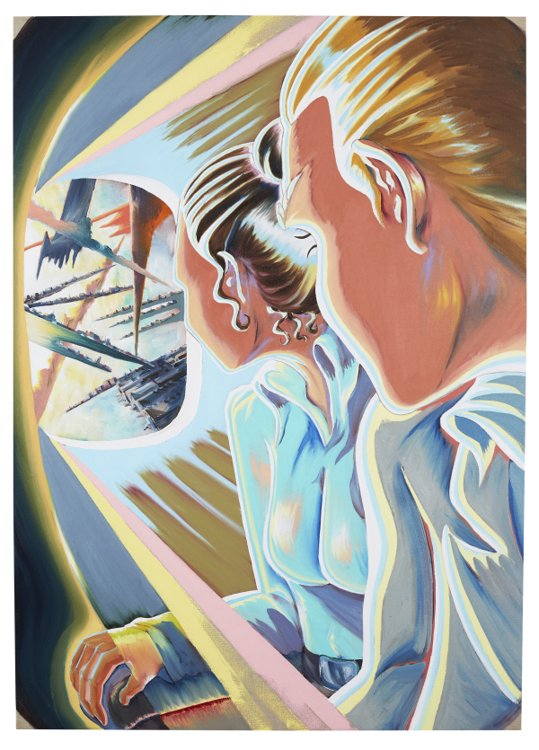 Atlas, 175 x 125 cm, oil on canvas w. rabbit glue, 2021, private collection Atlas, 175 x 125 cm, oil on canvas w. rabbit glue, 2021, private collection, Another World 2020-21