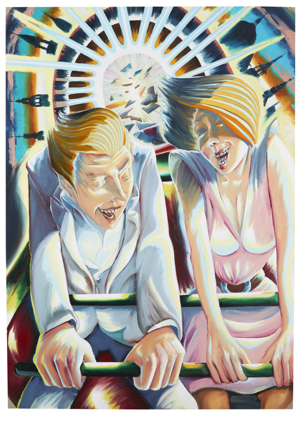 Out of the tunnel, 175 x 125 cm, oil on canvas w. rabbit glue, private collection Out of the tunnel, 175 x 125 cm, oil on canvas w. rabbit glue, private collection, Another World 2020-21