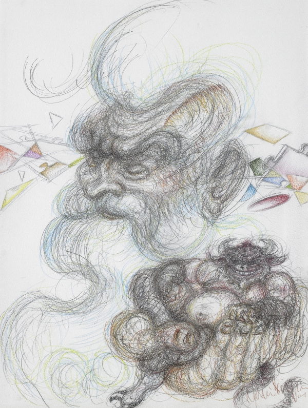 Untitled Untitled, 2010, A3, pastel