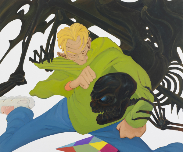 Death Dying Death Dying, 2006, oil on canvas, 100 x 120 cm, private collection