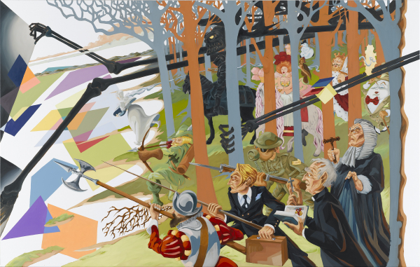 The Hunt Of The Unicorn The Hunt Of The Unicorn, 2007, oil on canvas, 180 x 300 cm, private collection