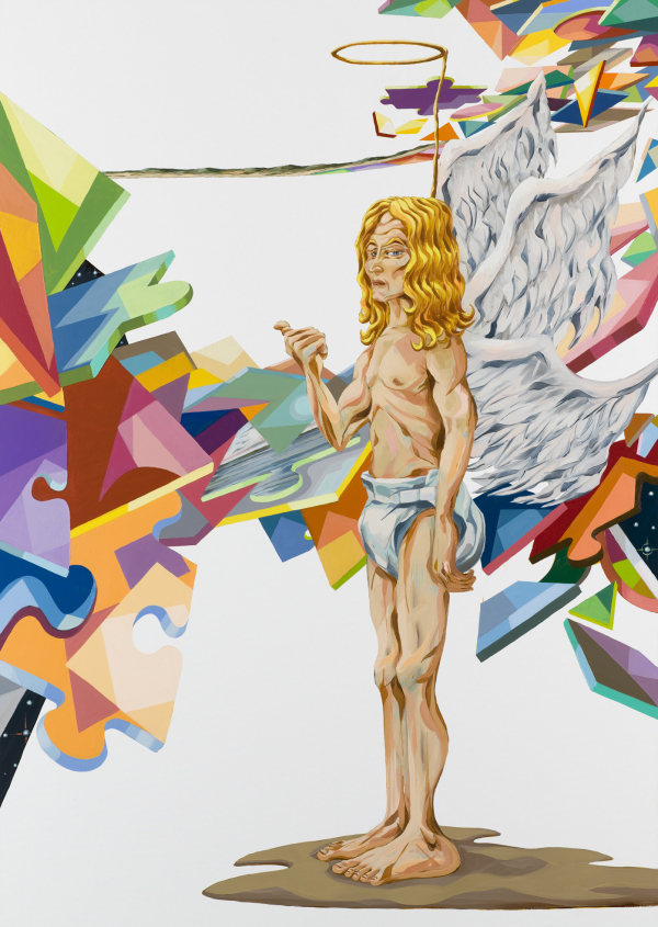 The Challenge The Challenge, 2007, oil on canvas, 190 x 135 cm, New Carlsberg Foundation