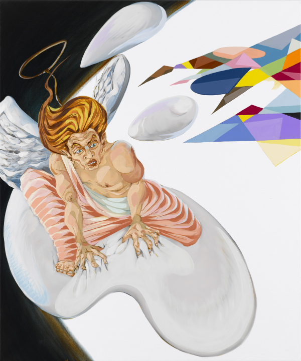 Your Angel Your Angel, 2008, oil on canvas, 120 x 100 cm, private collection