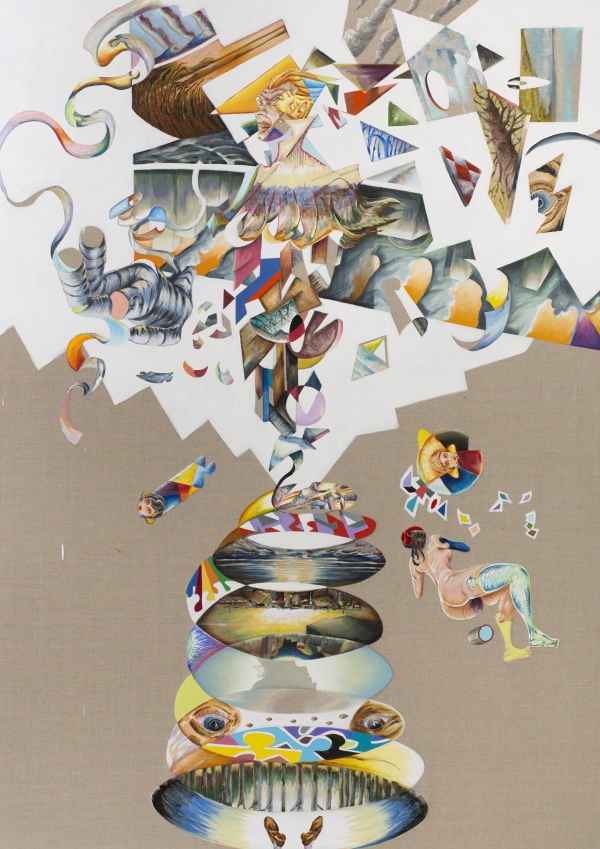 Siren Siren, 2014, oil on canvas, 190 x 135 cm