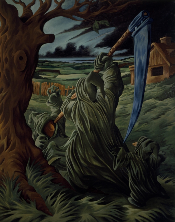 The Killing, 1996, oil on canvas, 200 x 150 cm, private collection
