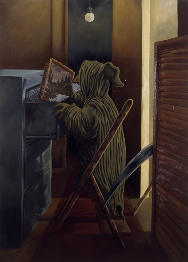 The Archive, 1995, oil on canvas, 180 x 140 cm, private collection
