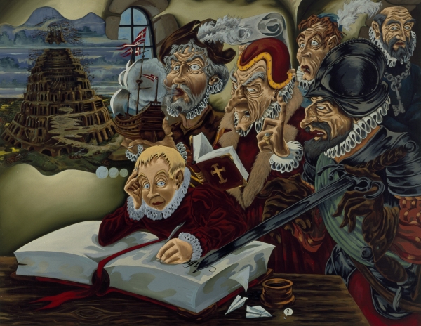 Childhood Childhood, 2002, Oil on canvas, 170 x 220 cm, Frederiksborg Castle, Denmark