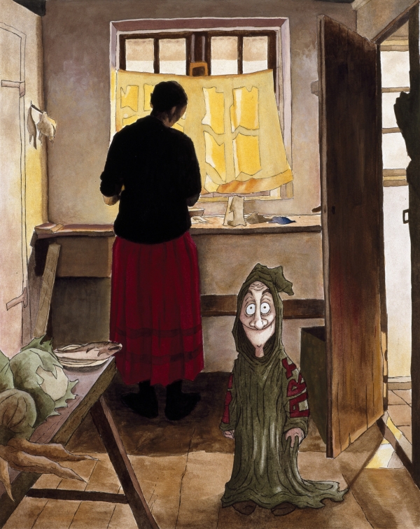 At Home with Anna At Home with Anna, 1997, gouache on paper, 42 x 29, 5 cm, Jyllands-Posten