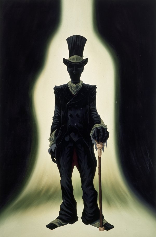 Selfportrait (as H.C.Andersens The Shadow), 1999, oil on canvas, 180 x 140 cm, Statens Kunstfond