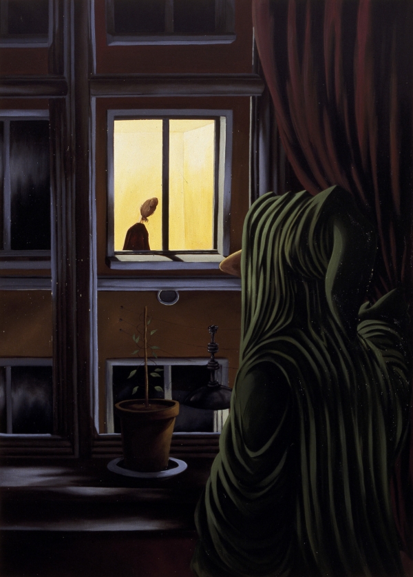 Voyeur Voyeur, 1994, acrylic on canvas, 190 x 135 cm, private collection