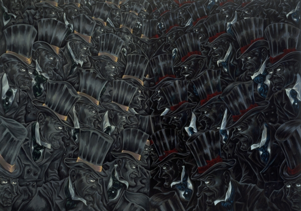 Hunter & The Hunted Hunter & The Hunted, 2001, oil on canvas, 160 x 225 cm, private collection, Germany