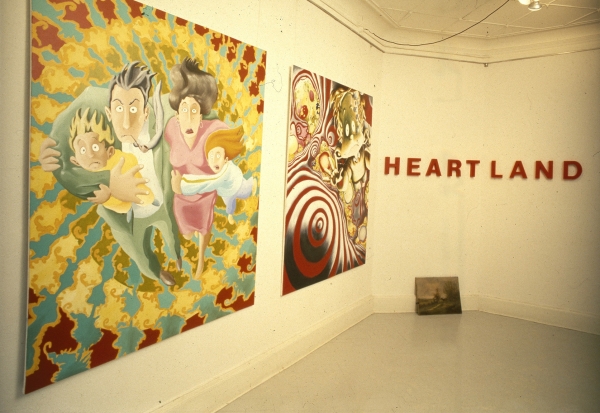 Heartland, installationview Heartland, installationview, Galerie Pilou Asbæk, 1991, Copenhagen